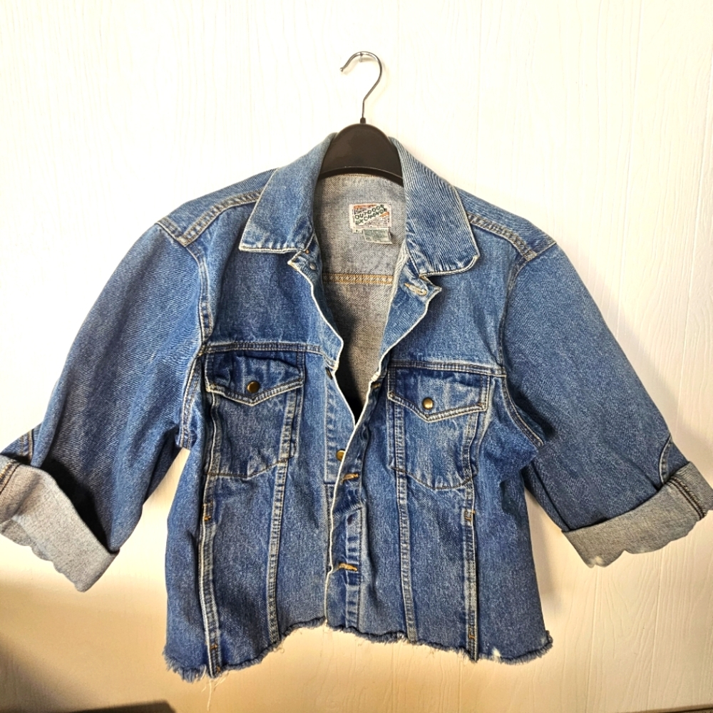 90's Outdoor Exchange Denim Jacket Women's size Large
